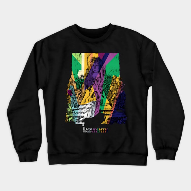 Labyrinth -Wpap vintage Crewneck Sweatshirt by Hi.Nawi